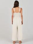 Women’s Summer Wide Leg Jumpsuit for Wine Tasting | Elegant Vineyard Outfit