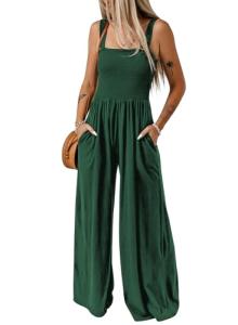 Casual Stretchy Jumpsuit with Pockets for Wine Tasting | Chic Vineyard Outfit