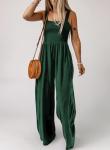 Casual Stretchy Jumpsuit with Pockets for Wine Tasting | Chic Vineyard Outfit