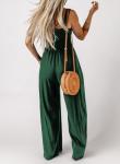 Casual Stretchy Jumpsuit with Pockets for Wine Tasting | Chic Vineyard Outfit