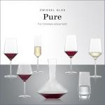 ZWIESEL GLAS Pure Beaujolais Red Wine Glasses Set of 6 | Affordable High-End Crystal Stemware for Red Wine & Wine Dinner Parties