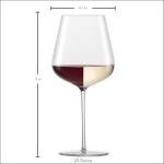 ZWIESEL GLAS Vervino Allround Universal Wine Glasses Set of 6 | Best Multi-Purpose Crystal Stemware for Red & White Wine