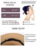 Women’s Black Wide Brim Straw Panama Hat | Stylish Sun Hat for Winery Outfits, Wine Tasting & Summer Travel