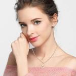 18K Gold Plated Rose Flower Jewelry Set | Elegant Winery Outfit Accessories & Wine Tasting Jewelry for Women