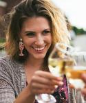 Rhinestone Rosé Wine Bottle Earrings for Women | Sparkling Winery Outfit Jewelry, Wine Tasting Accessories & Wine Lover Gift Earrings