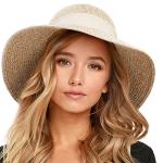 Tan Straw Wine Tasting Hat for Women with Cream Bow | Stylish Winery Outfit Accessory