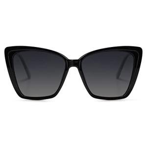 Trendy Black Cat Eye Sunglasses for Women | Chic Winery Outfit Accessory & Vineyard Fashion