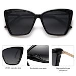Trendy Black Cat Eye Sunglasses for Women | Chic Winery Outfit Accessory & Vineyard Fashion