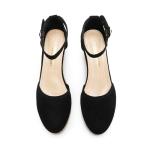 Chic Black Platform Wedge Sandals for Women | Stylish Winery Shoes for Wine Tasting Outfits & Vineyard Fashion