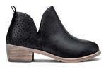 Chunky Cutout Black Ankle Boots for Women | Chic Fall Winery Fashion & Wine Tasting Outfit Shoes