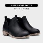 Chunky Cutout Black Ankle Boots for Women | Chic Fall Winery Fashion & Wine Tasting Outfit Shoes