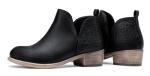 Chunky Cutout Black Ankle Boots for Women | Chic Fall Winery Fashion & Wine Tasting Outfit Shoes