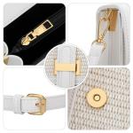 Summer White Straw Handbag for Women | Chic Winery Outfit Purse & Vineyard Fashion Accessory