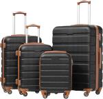 Coolife 4-Piece Hardshell Spinner Luggage Set