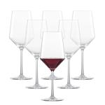 ZWIESEL GLAS Pure Cabernet Red Wine Glasses Set of 6 | Affordable High-End Crystal Stemware for Red Wine & Wine Dinner Parties
