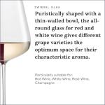 ZWIESEL GLAS Vervino Allround Universal Wine Glasses Set of 6 | Best Multi-Purpose Crystal Stemware for Red & White Wine