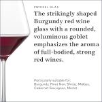 ZWIESEL GLAS Pure Pinot Noir Red Wine Glasses Set of 6 | Affordable High-End Crystal Stemware for Red Wine