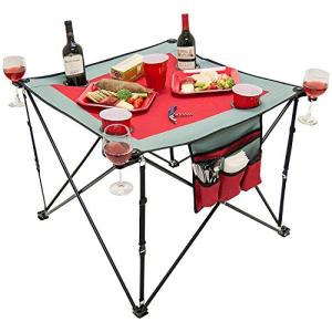 Portable Outdoor Wine Table for Camping and Picnics