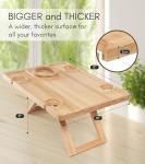 Folding Wine Picnic Table with Charcuterie Board
