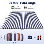 Extra Large Waterproof Picnic Blanket for Outdoors