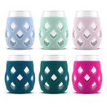 Ello Cru 17oz Stemless Wine Glass Set, 6 Pack