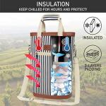 Insulated Wine Tote for Travel and Picnics