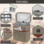 Insulated 6 Bottle Wine Carrier Tote Bag