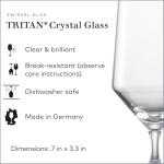 ZWIESEL Glas Pure Water Glasses Set of 6 | Durable Crystal Tumblers & Stylish Drinking Glasses to Match Wine Glass Collection
