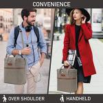 Insulated 6 Bottle Wine Carrier Tote Bag
