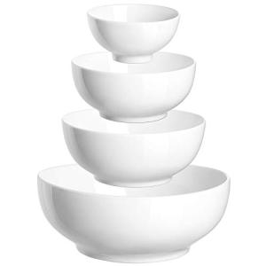 Ceramic Mixing Bowls Set of 4 for Serving