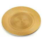 Gold Charger Plates Set for Dinner and Events