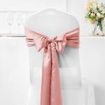 Rose Gold Satin Table Runner 5-Pack for Events