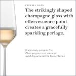 ZWIESEL GLAS Pure Champagne Glasses Set of 6 | Affordable High-End Crystal Stemware