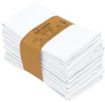 Set of 12 Cotton Blend Table Napkins - White