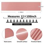 Rose Gold Satin Table Runner 5-Pack for Events