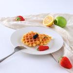 8-Inch Porcelain White Salad Plates Set of 6