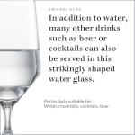 ZWIESEL Glas Pure Water Glasses Set of 6 | Durable Crystal Tumblers & Stylish Drinking Glasses to Match Wine Glass Collection