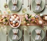 Set of 12 Cotton Blend Table Napkins - White