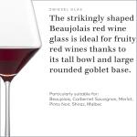 ZWIESEL GLAS Pure Beaujolais Red Wine Glasses Set