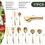 17-Piece Stainless Steel Serving Utensil Set