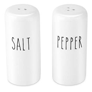 Rustic Ceramic Farmhouse Salt and Pepper Shakers