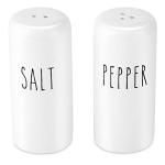 Rustic Ceramic Farmhouse Salt and Pepper Shakers