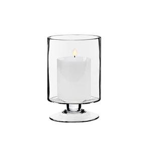 Elegant Glass Hurricane Candle Holder for Weddings