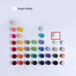 Rustic White Pillar Candles Set of 3