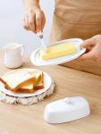 Ceramic Butter Dish Set with Lid and Knife