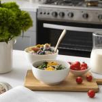 DOWAN 22 Oz White Bowls Set of 4