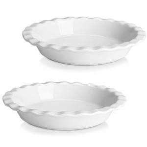 Ceramic Pie Pan Set - 9 inch, Non-Stick