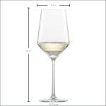 ZWIESEL GLAS Pure White Wine Glasses Set of 6 | Affordable High-End Crystal Stemware for White Wine