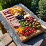 Rustic Olive Wood Charcuterie Board - 16" Long