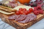 Rustic Olive Wood Charcuterie Board - 16" Long